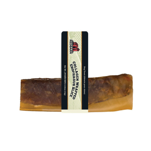 Redbarn Pet Products Redbarn Collagen Wrapped Esophagus Slice Dog Treat 20ea/20 ct