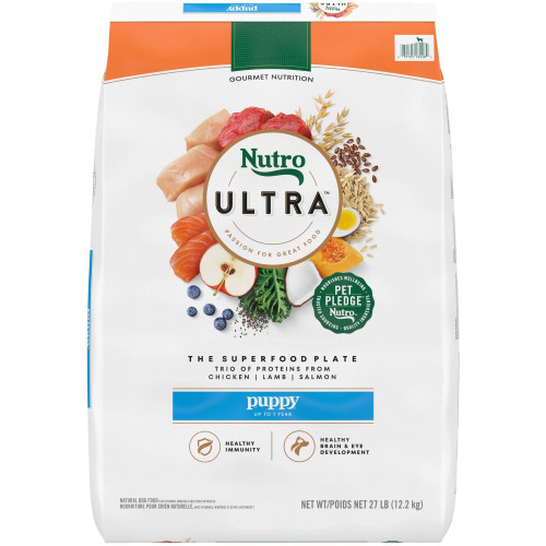 Nutro Products Ultra Puppy Dry Dog Food Superfood Plate 1ea/27 lb