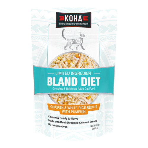 Koha Cat Bland Diet Chicken & Rice 6oz. (Case of 12)
