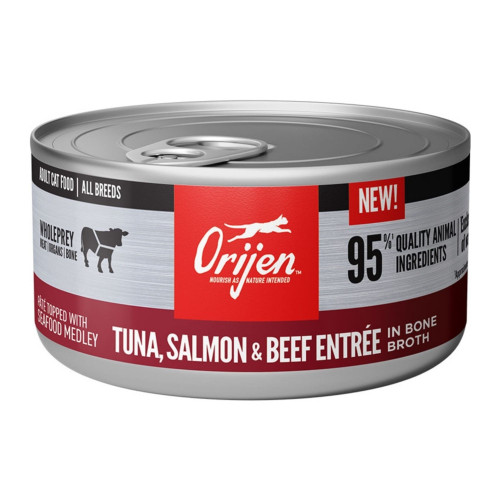 Orijen Cat Entree Tuna Salmon Beef 3oz. (Case of 24)