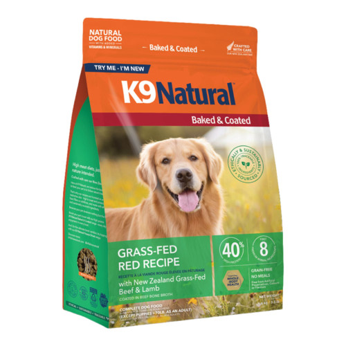 K9 Natural Dog Baked & Coated Grass Fed Red Recipe 3.5Lbs