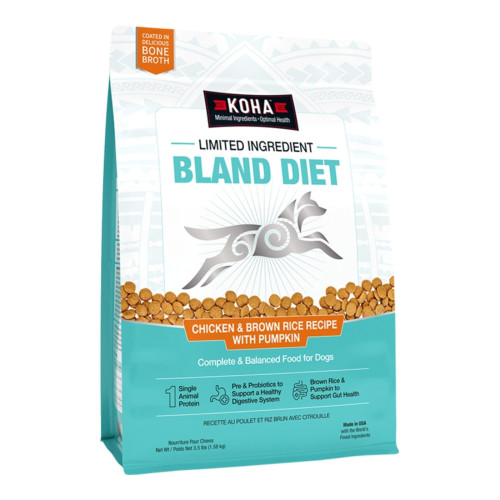 Koha Dog Limited Ingredient Bland Diet Chicken Brown Rice 3.5Lbs