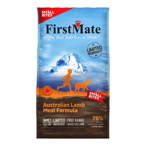 Firstmate Dog Limited Ingredient Grain Free Australian Lamb Small Bites 12Lbs