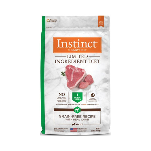 Natures Variety Instinct Dog Limited Ingredients Lamb Grain-free 20Lb