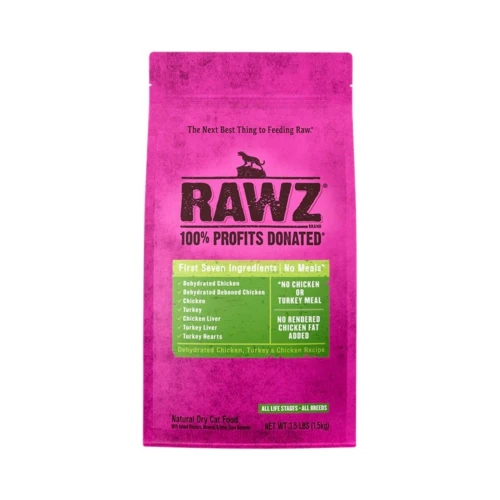 Rawz Cat Chicken Turkey Meal Free 3.5Lb