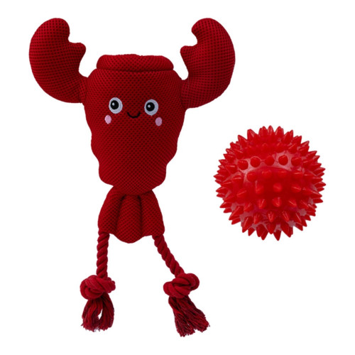 Territory Dog 2-in-1 Toy Lobster - 10 Inches