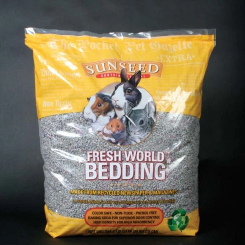 Sun Seed Fresh World Bedding for Small Animals (Store Use) Grey, 1ea/3050 cu in.