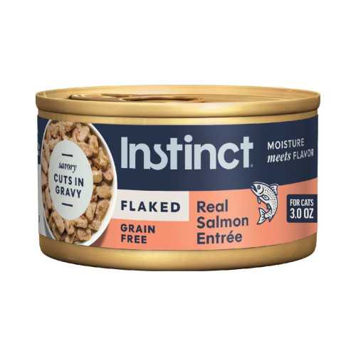 Instinct Cat Salmon Flaked Grain-free 3oz. (Case of 24)