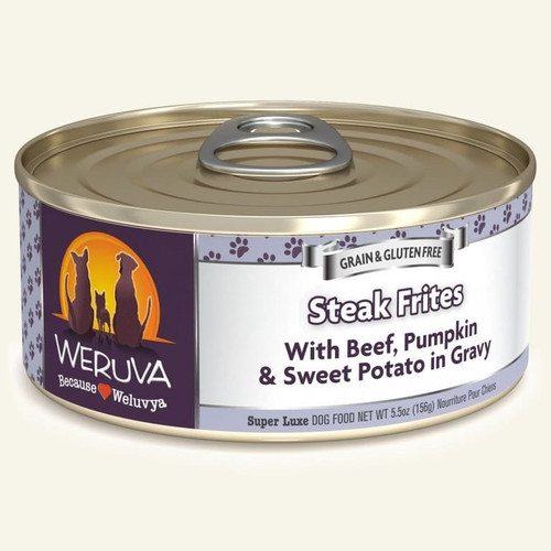 Weruva Steak Frites Canned Dog Food