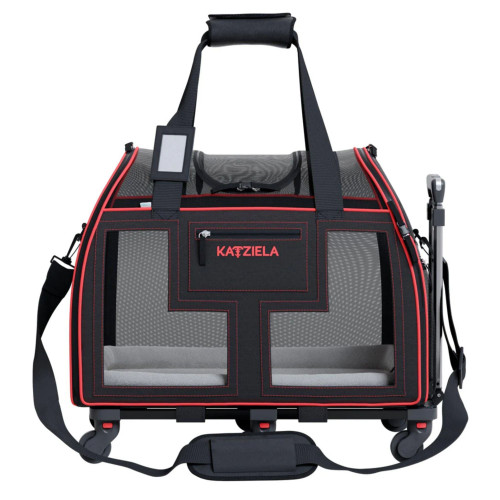 Katziela Luxury Lorry Wheeled Carrier Red