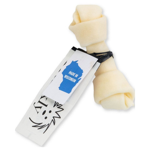 Frankly Dog 4-5" Collagen Natural Small Knotted Bone 1Ct