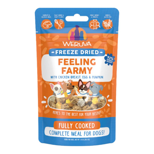 Weruva Dog Freeze-Dried Feeling Farmy Food 1oz.