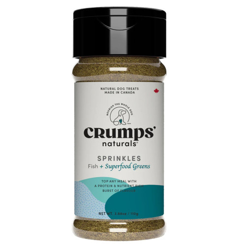 Crumps Dog 3.8oz. Fish Superfood Greens Sprinkles