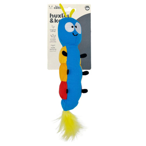 H&K C Kicker Caterpillar Organic Catnip Plush Crinkle