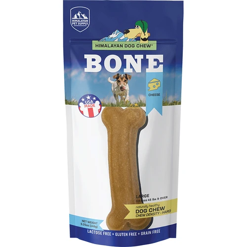 Himalayan Dog Chew 853031 5.25 oz Bone Chew Dog Food Vibrant Polished Nickel