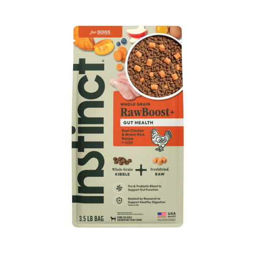 Instinct Raw Boost Whole-grain Gut Health Chicken & Brown Rice 3.5Lb