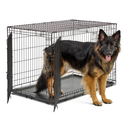 MidWest Homes for Pets Contour Double Door Dog Crate 1ea/48in.