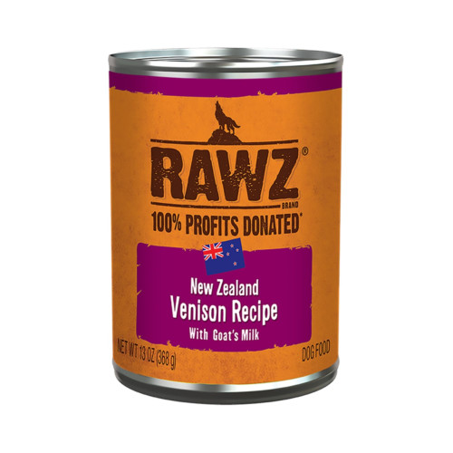 Rawz 94% Dog Venison Goat Milk Pate 13oz. (Case of 12)