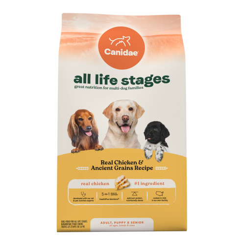 CANIDAE All Life Stages Dry Dog Food Real Chicken  Potato, 1ea/24 lb