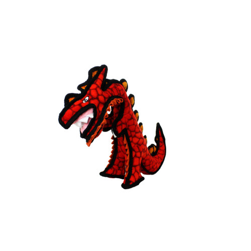 VIP Tuffy Dinosaur Destructosaurus Dog Toy Red 6 In X 16 In X 16 In