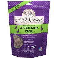 Stella & Chewy's Duck Duck Goose Dinner Morsels Freeze-Dried Raw Dry Cat Food, 18 oz. Black Currant