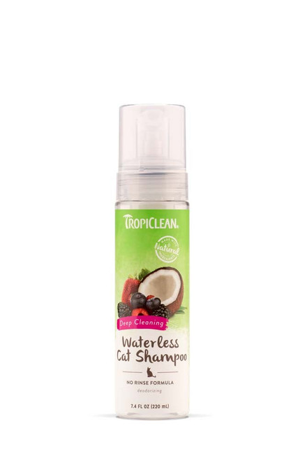 Tropiclean Deep Cleaning Waterless Shampoo For Cats 7.4 Fl. Oz