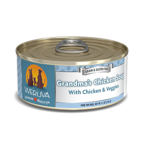 Weruva Dog Chicken Soup 5.5 Oz. Case Of 24
