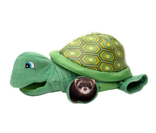 Marshall Pet Products Turtle Tunnel Small Animal Toy green 1 9.5 X 7.6 X 3 inches