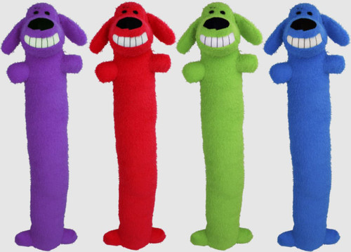 Multipet Loofa Jumbo Dog Toy Assorted 24 In