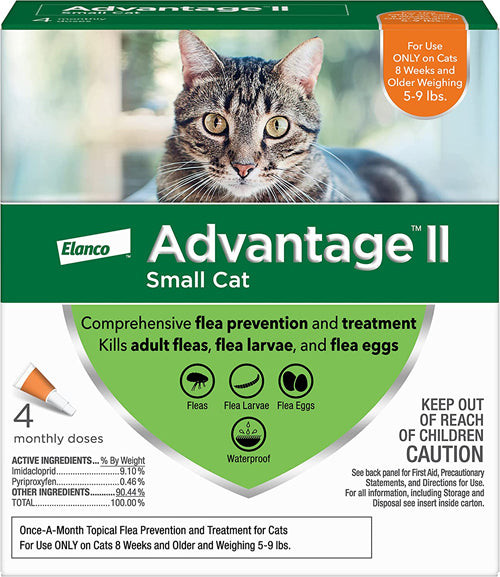 Advantix II Cat Small  Orange 6-Pack