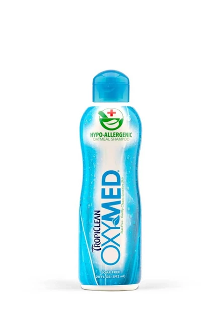 TropiClean OxyMed Hypoallergenic Shampoo for Pets, 20oz 9.5 X 3 X 3 inches