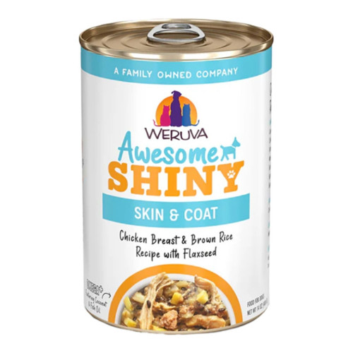 Weruva Dog Shiny Chicken & Rice 14oz.  (Case of 10)