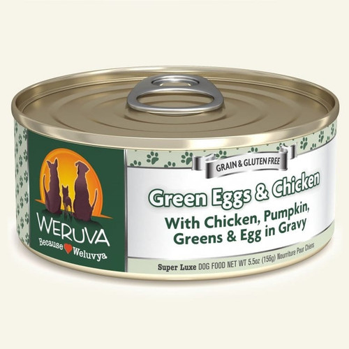 Weruva Dog Green Egg Chicken 5.5 Oz. Case Of 24