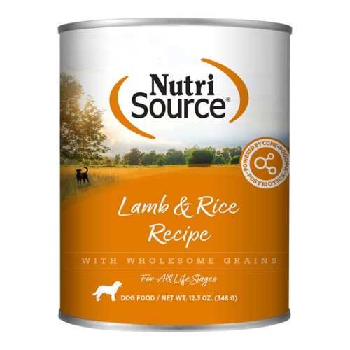 Nutrisource Dog Lamb & Rice 12.3oz. (Case of 12)