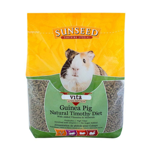 Sun Seed Vita Sunscription Natural Timothy Guinea Pig Diet Dry Food 1ea/5 lb