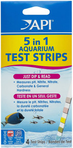 API 5 in 1 Aquarium Test Strips 4 Strips