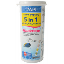 API 5 in 1 Aquarium Test Strips 100 Strips