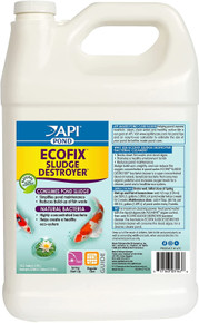 API Pond Ecofix Sludge Destroyer 1 Gallon (Treats 32,000 Gallons)