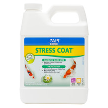 PondCare Stress Coat Plus Fish & Tap Water Conditioner for Ponds 32 oz (Treats 3,840 Gallons)