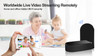  1080P Mini Black Box WiFi Nanny Camera W/ 180 Pan and Zoom and Built In Battery