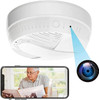  1080P HD WiFi  Long Life Battery Smoke Detectors Security Camera  Motion Detection And Night Vision