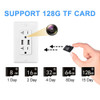 4K UHD AC Outlet Camera WiFi Home Security Nanny Camera