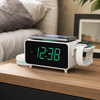 4K UHD  Alarm Clock, Wireless Charging Station & Home Night Vision Security Camera