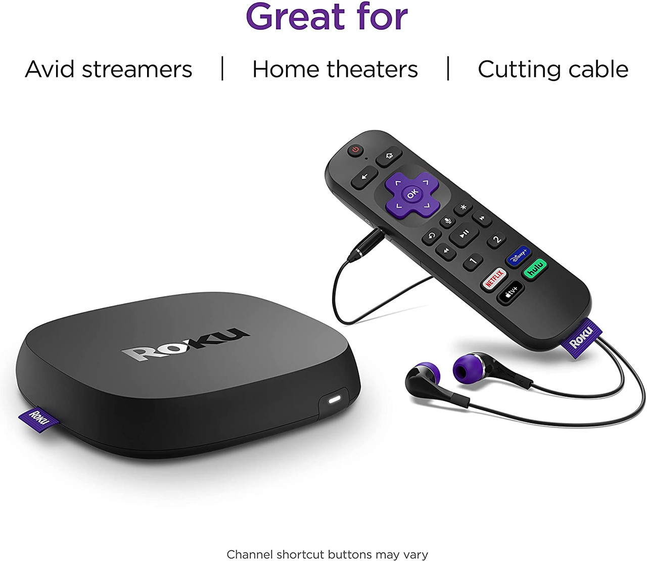 4K UHD WiFI Security Nanny Camera Functional Roku Player Ultra