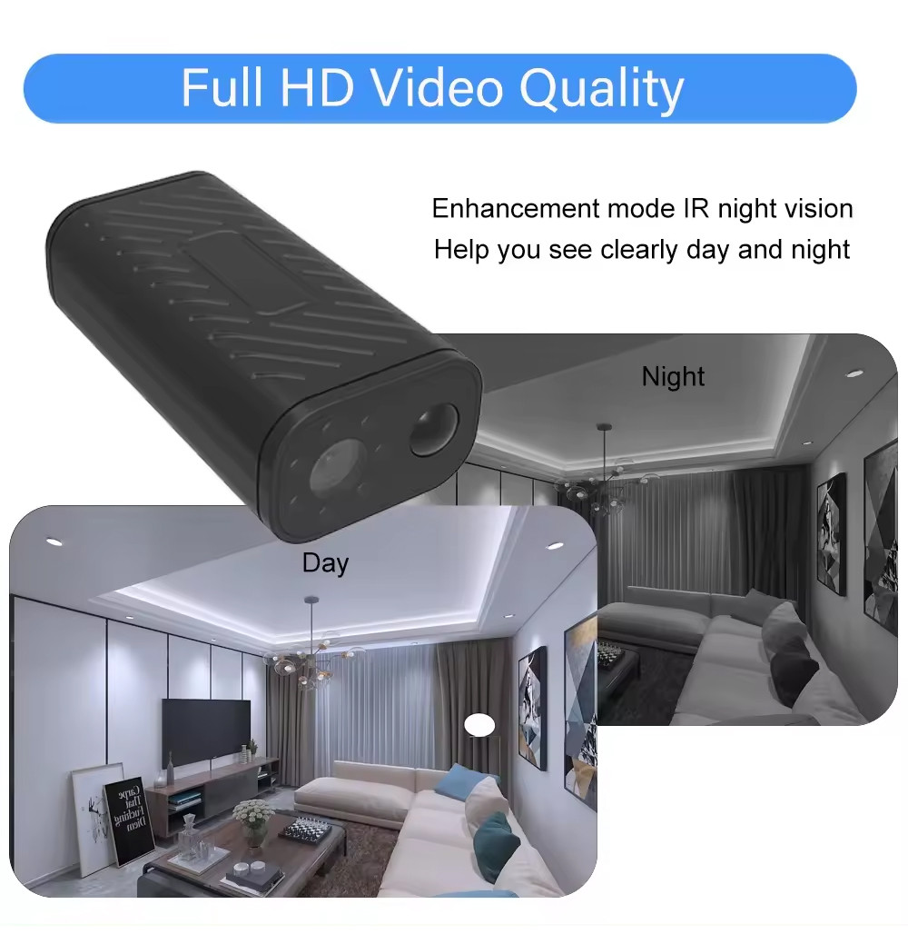 その他 Smart Battery Camera Indoor / Outdoor Magnetic Battery Powered Wireless Security Camera