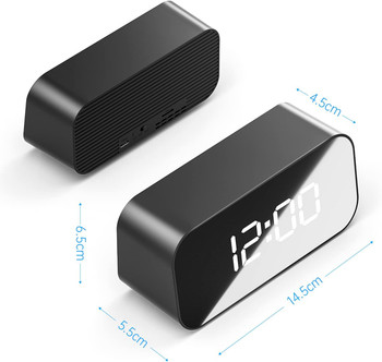  4K WiFi Security Camera Built Into Alarm Clock‑Style Housing 