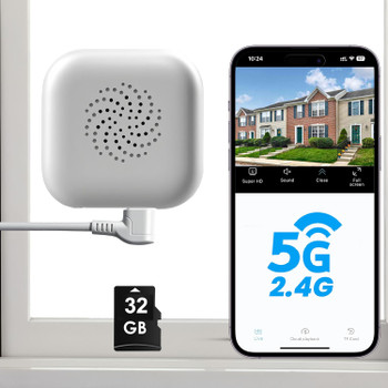 2K Window Camera, WiFi Indoor Cameras for Home Security 