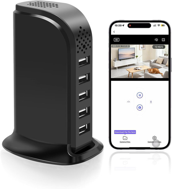 WiFi USB Charger 4K UHD Security Camera