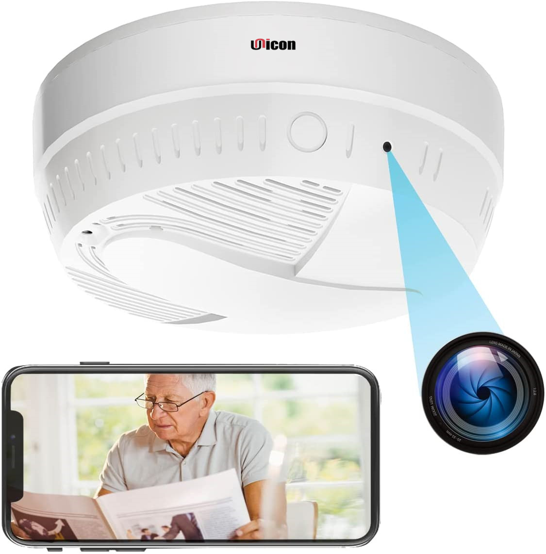 smoke detector camera