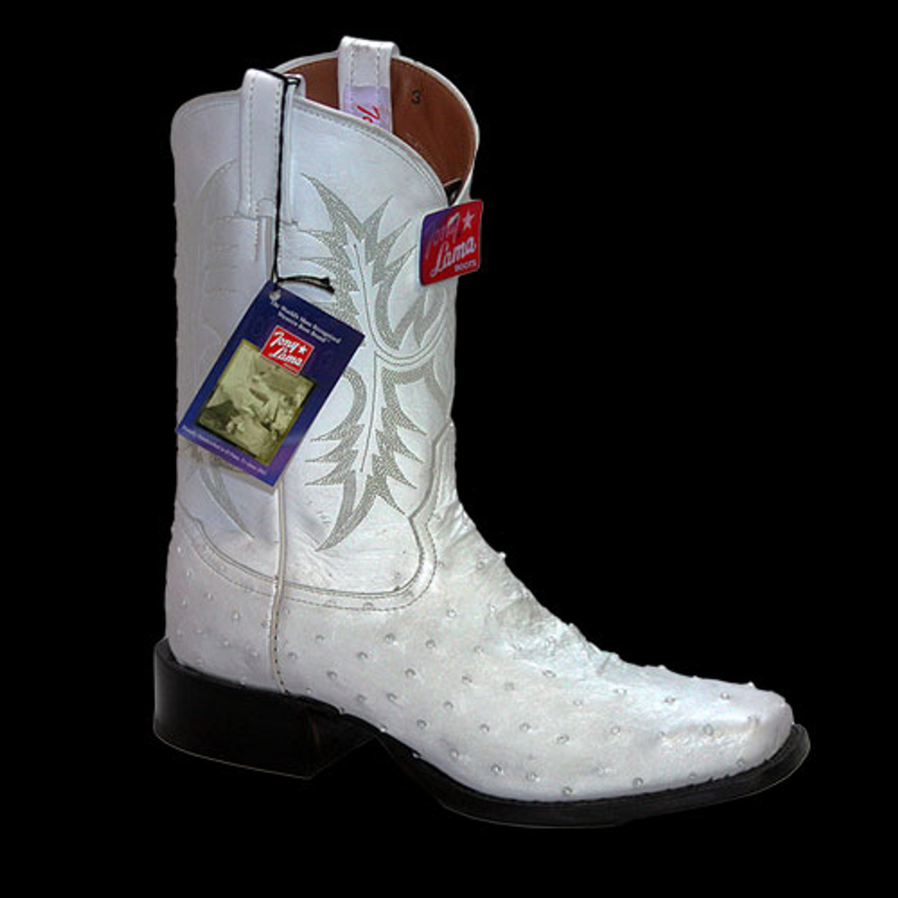 tony lama white ostrich boots